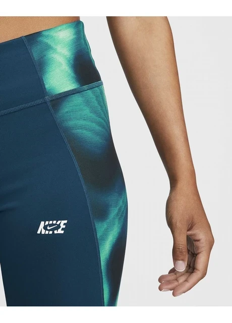 Лосіни жіночі Nike One Icon Clash Womens Mid-Rise Leggings Blue (DQ6713-460) — фото 4