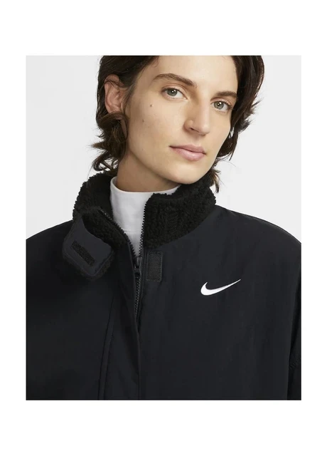 Куртка жіноча Nike Sportswear Essential Women's Woven Fleece-Lined (DQ6846-010) — фото 5