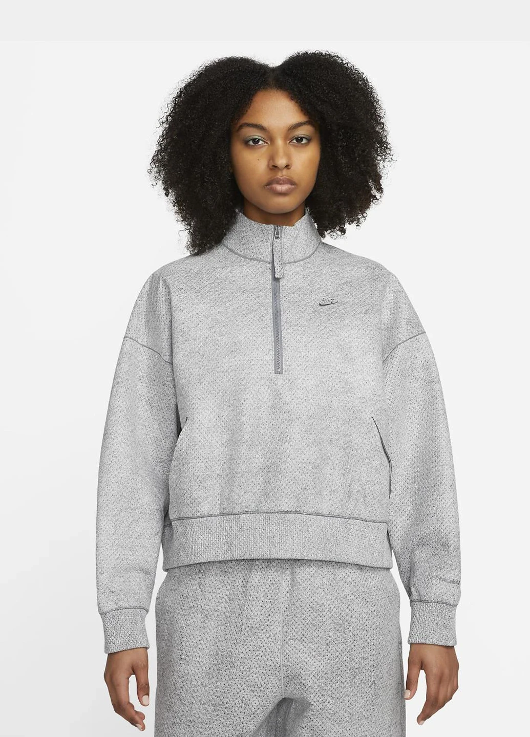 Кофта жіночі Nike Forward Jacket Women's 1/4-Zip Jacket (DQ6999-077) — фото 1