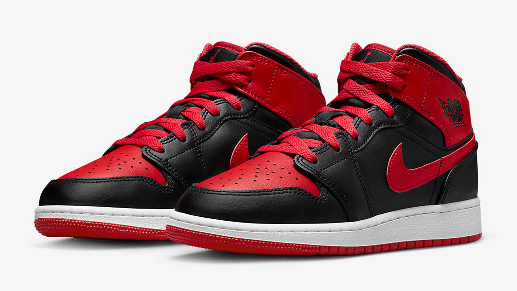 Кросівки Jordan 1 mid gs — фото 3