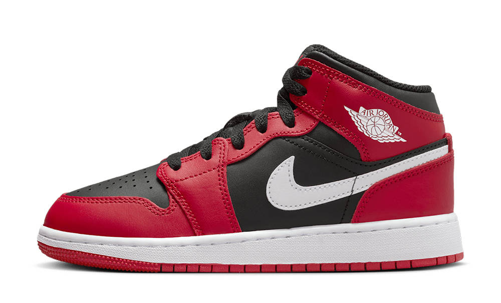 Кросівки жіночі Jordan 1 Mid (Gs) Gym Red (DQ8423-061) — фото 1