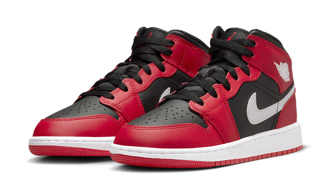 Кросівки жіночі Jordan 1 Mid (Gs) Gym Red (DQ8423-061) — фото 3