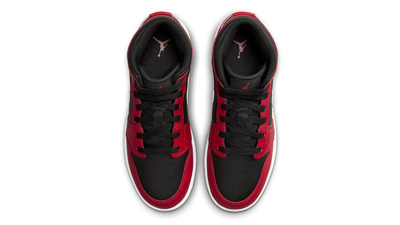 Кросівки жіночі Jordan 1 Mid (Gs) Gym Red (DQ8423-061) — фото 4