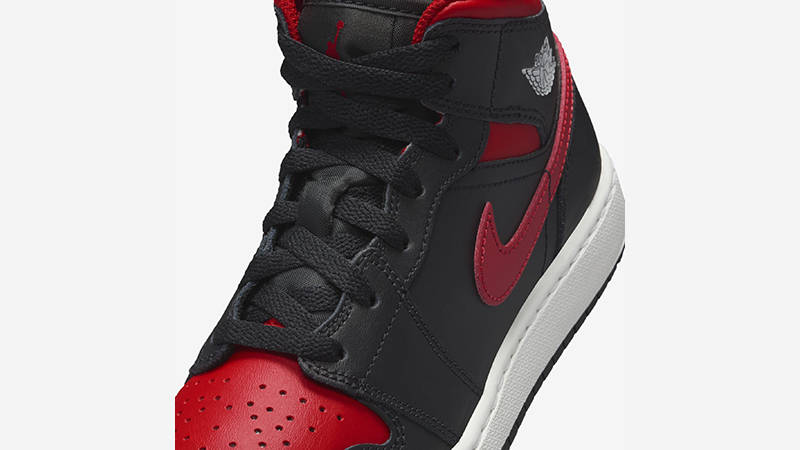 Кросівки дитячі Jordan 1 Mid (Gs) Black (DQ8423-067) — фото 4