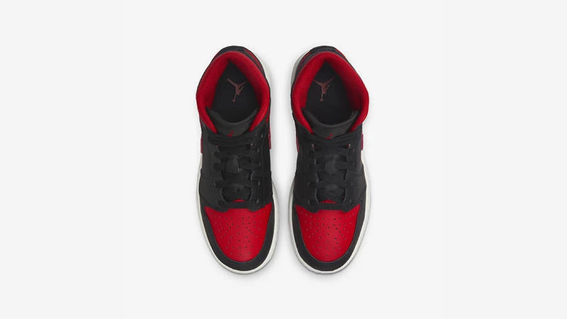 Кросівки дитячі Jordan 1 Mid (Gs) Black (DQ8423-067) — фото 5