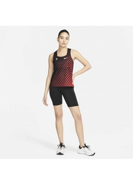 Майка жіноча Nike Adv Aeroswift Singlet Black/Red (DR5849-010) — фото 7