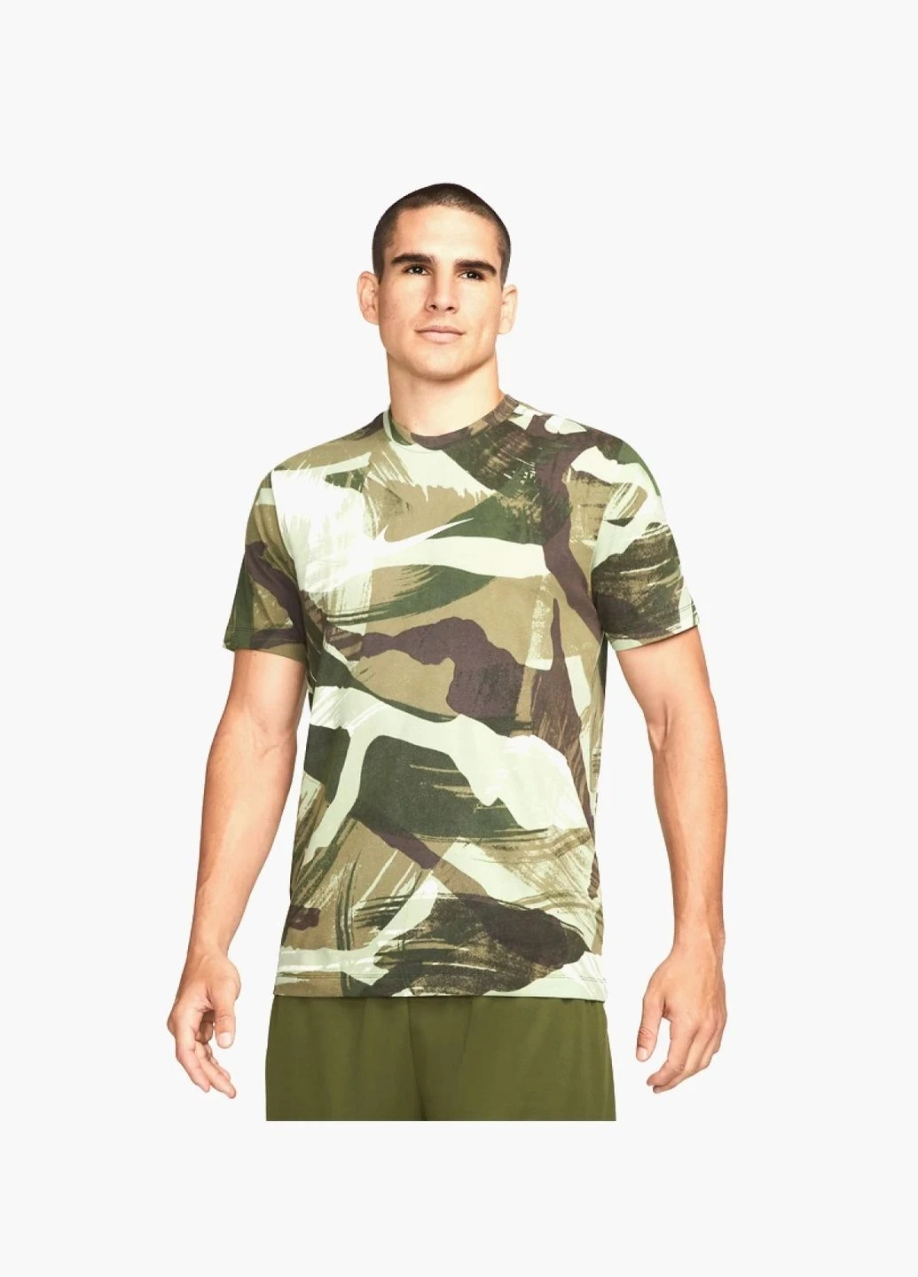 Футболка чоловіча Nike Dri-Fit Camo/Green (DR7571-386) — фото 1