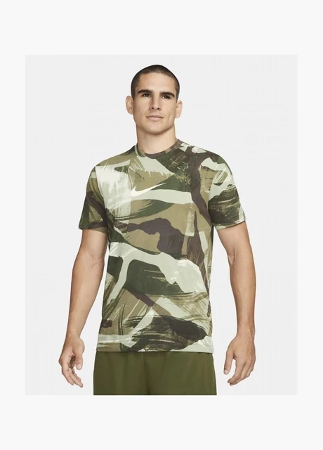 Футболка чоловіча Nike Dri-Fit Camo/Green (DR7571-386) — фото 3