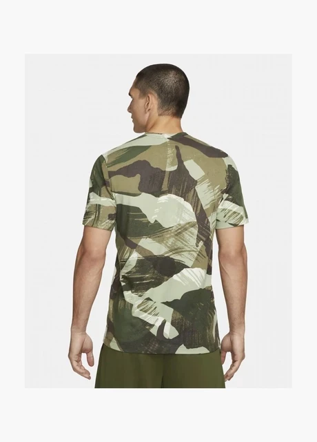 Футболка чоловіча Nike Dri-Fit Camo/Green (DR7571-386) — фото 4