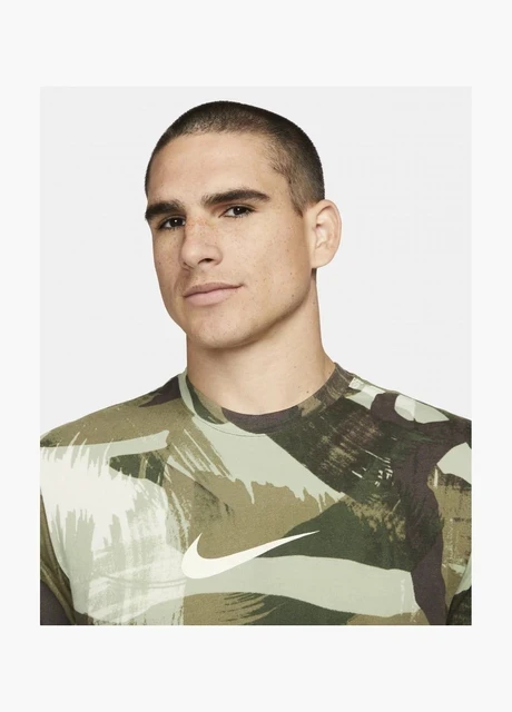 Футболка чоловіча Nike Dri-Fit Camo/Green (DR7571-386) — фото 5