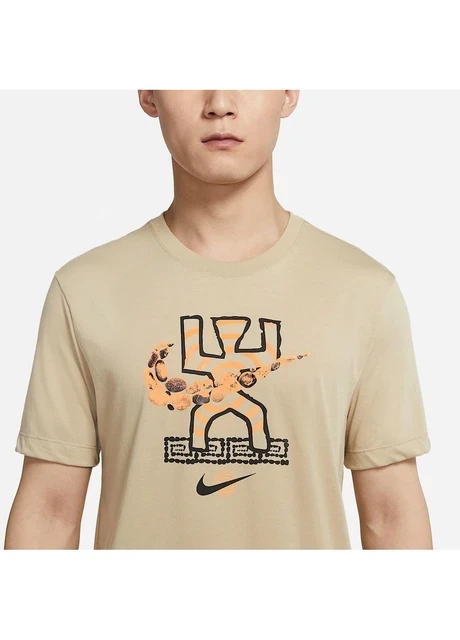 Футболка чоловіча Nike Dri Fit Just Do It Beige (DR7573-250) — фото 4