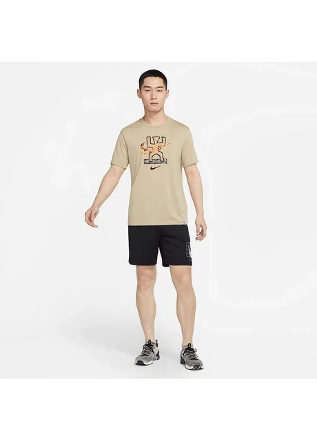 Футболка чоловіча Nike Dri Fit Just Do It Beige (DR7573-250) — фото 7