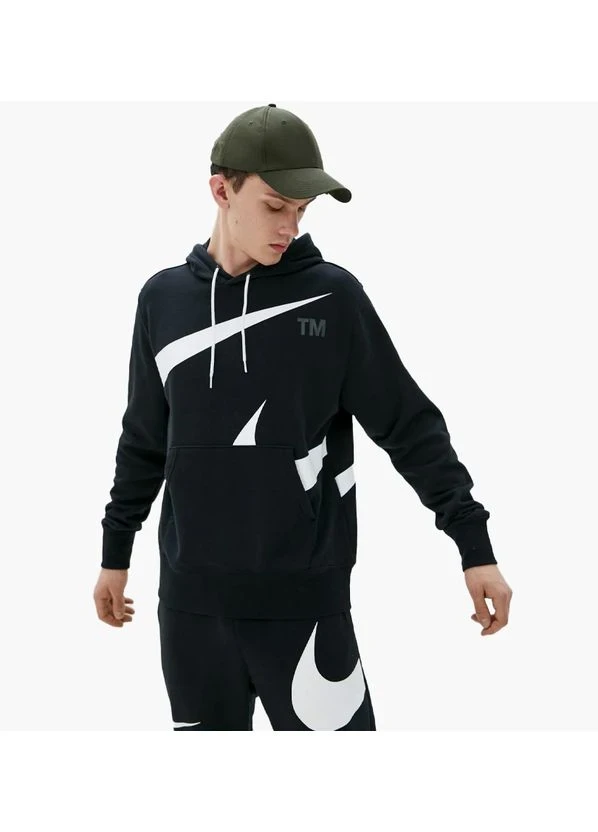 Кофта чоловіча Nike Sportswear Swoosh Black (DR8912-010) — фото 1
