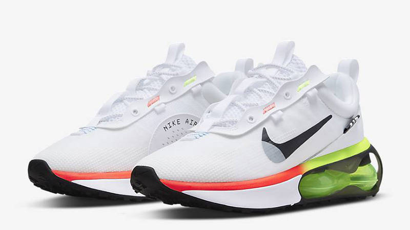 Кросівки Nike Air Max 2021 White Bright Crimson Volt — фото 3