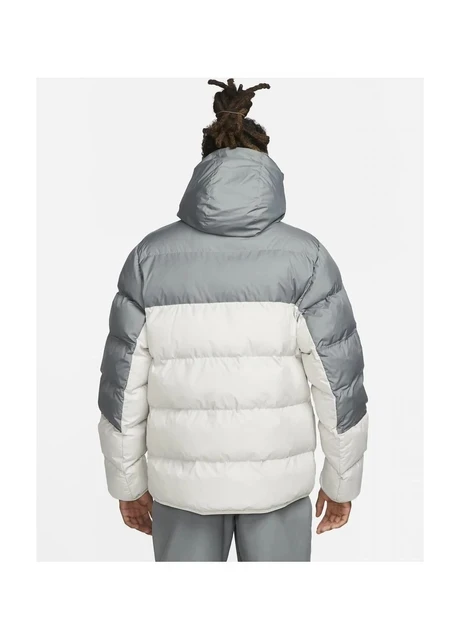 Куртка чоловіча Nike M Nk Sf Wr Pl-Fld Hd Jkt Grey/White (DR9605-084) — фото 4