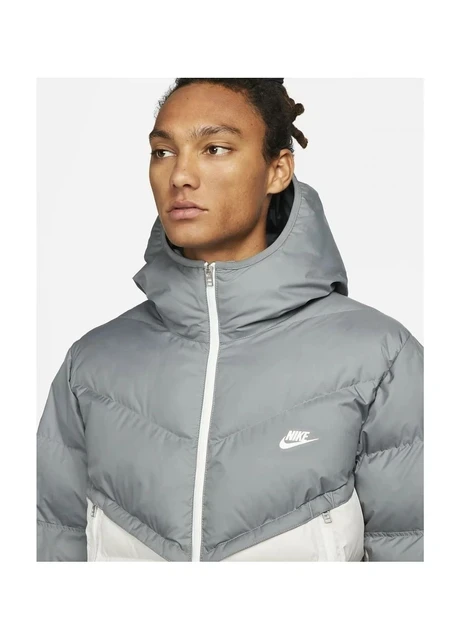 Куртка чоловіча Nike M Nk Sf Wr Pl-Fld Hd Jkt Grey/White (DR9605-084) — фото 6