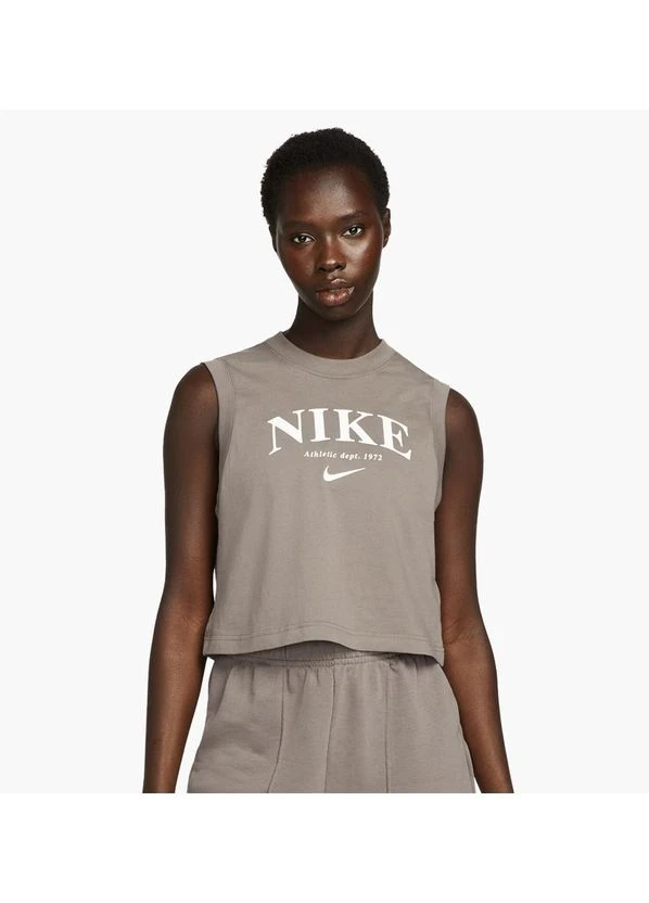 Майка жіноча Nike Sportswear Womens Tank Grey (DV0340-289) — фото 1
