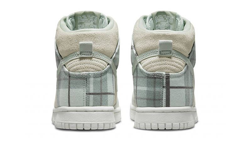 Nike Dunk High SE GS 'Mint Plaid' — фото 6