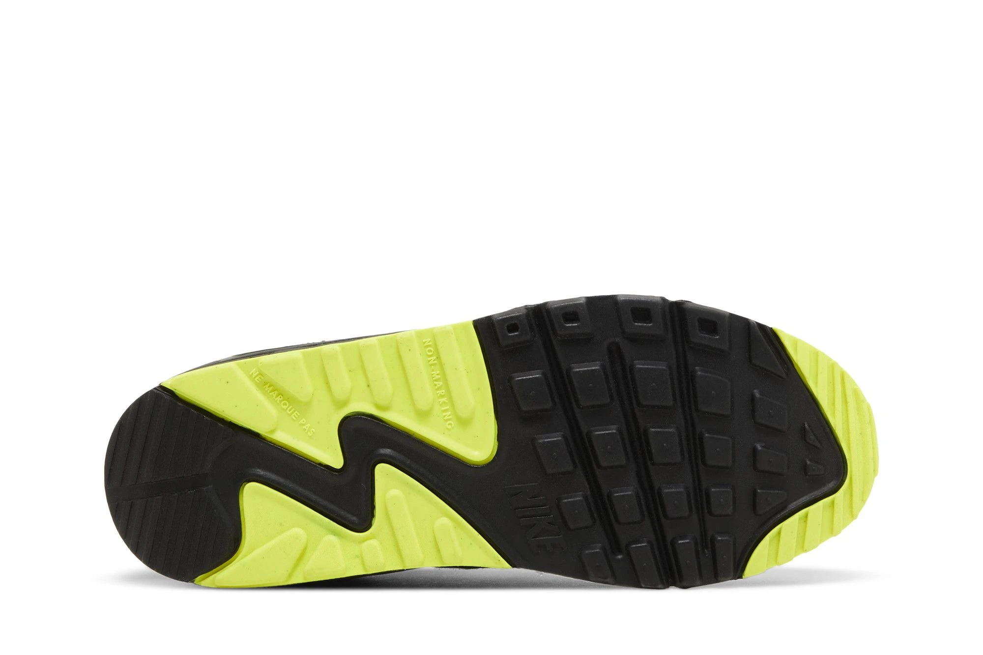 Кросівки дитячі Nike Air Max 90 Leather GS 'Medium Olive Volt' — фото 5