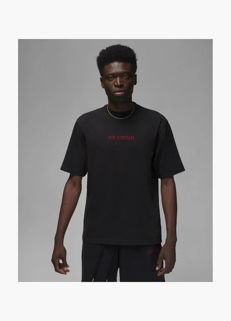 Футболка чоловіча Jordan Wordmark Mens T-Shirt. Black (DV6465-010) — фото 3