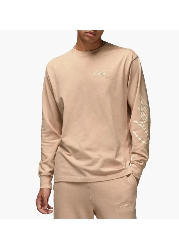 Кофта чоловіча Jordan Long Sleeve T-Shirt X Union La Beige (DV7341-296) — фото 1