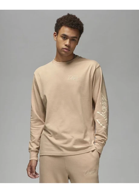 Кофта чоловіча Jordan Long Sleeve T-Shirt X Union La Beige (DV7341-296) — фото 3