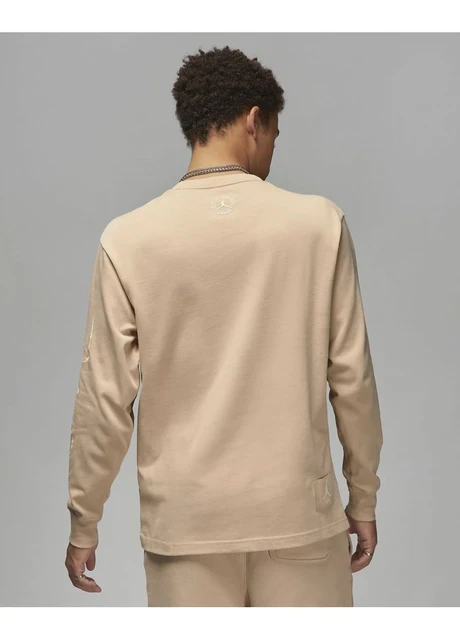 Кофта чоловіча Jordan Long Sleeve T-Shirt X Union La Beige (DV7341-296) — фото 4