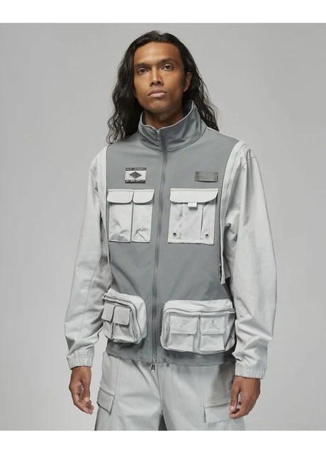 Куртка чоловіча Jordan X Solefly Jacket Grey (DV7515-077) — фото 3