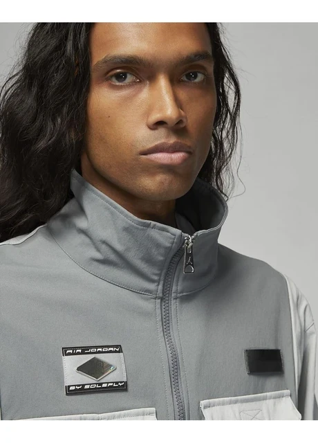 Куртка чоловіча Jordan X Solefly Jacket Grey (DV7515-077) — фото 5