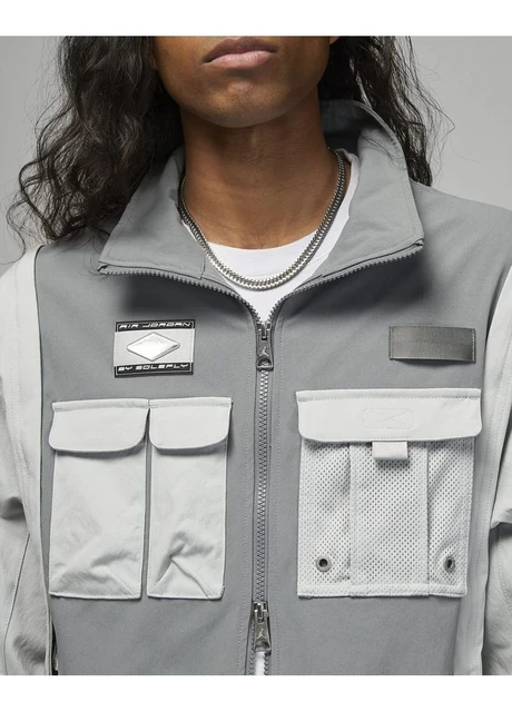 Куртка чоловіча Jordan X Solefly Jacket Grey (DV7515-077) — фото 6