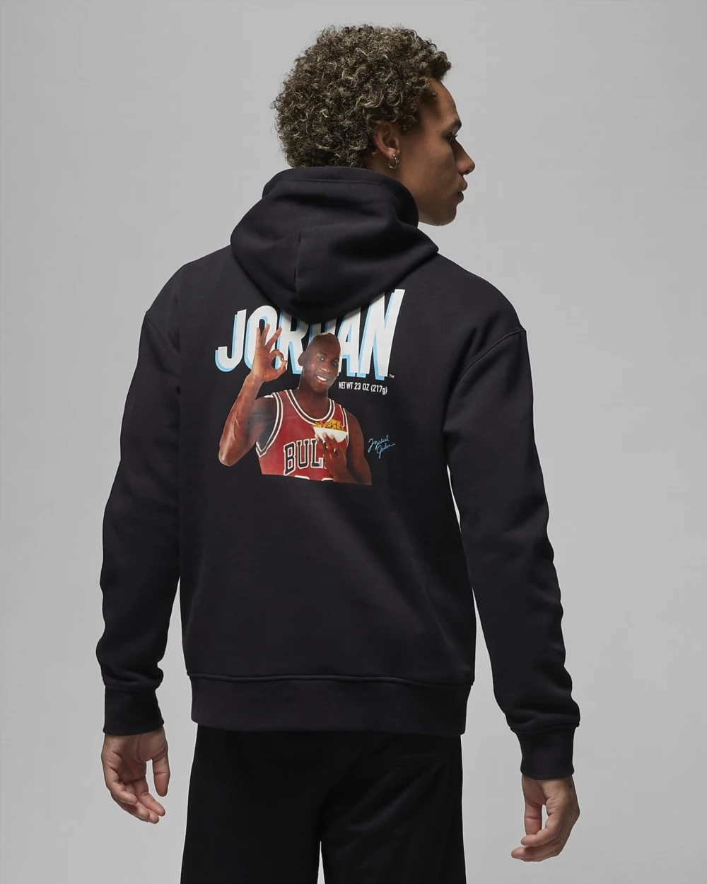 Бомбер чоловічий Jordan Flight Mvp Men's Fleece Pullover Hoodie (DV7592-010) — фото 4
