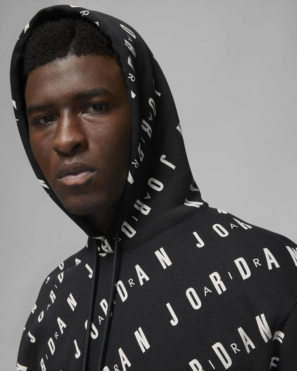 Бомбер чоловічий Jordan Essentials Aop Fleece Pullover (DV7640-010) — фото 6