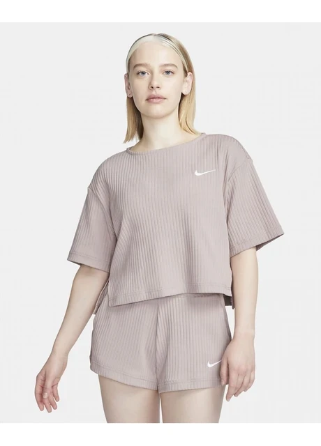 Футболка жіноча Nike W Nsw Rib Jrsy Ss Top (DV7870-272) — фото 3
