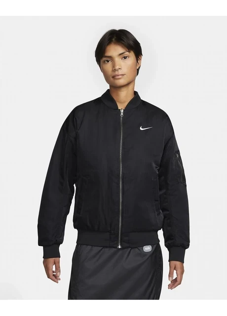 Куртка жіноча Nike Women's Reversible Varsity Bomber Jacket (DV7876-010) — фото 3