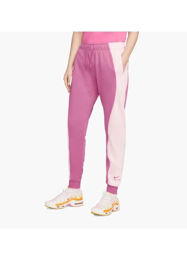 Брюки жіночі Nike Nsw Mid-Rise Air Fleece Joggers Pink (DV8050-665) — фото 1