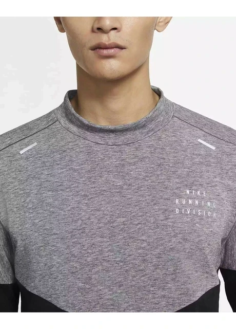 Кофта чоловіча Nike Therma Fit Run Division Sphere Grey/Black (DV8110-010) — фото 3