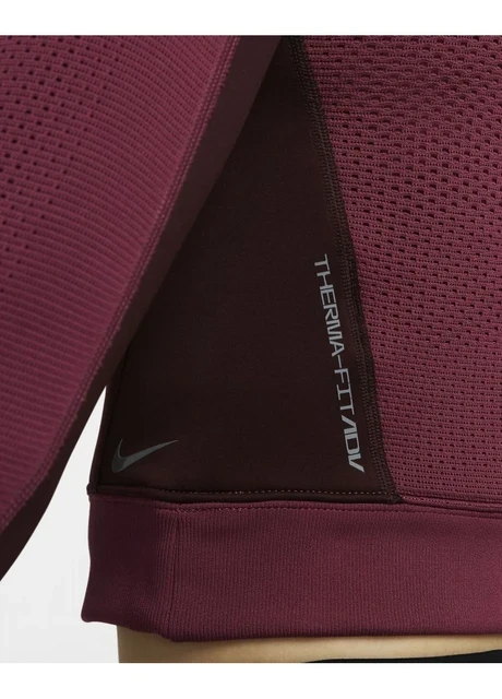 Кофта жіночі Nike 1/4 Therma-Fit Adv City Ready Bordo (DV9807-653) — фото 6
