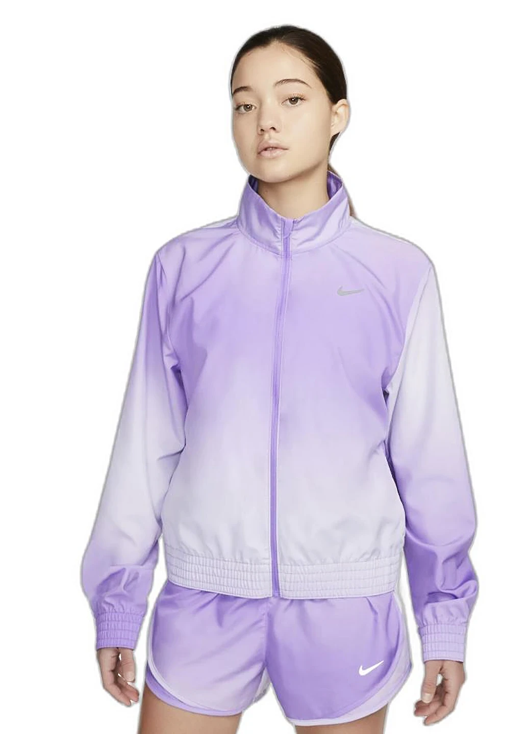 Вітровка жіноча Nike Dri-Fit Swoosh Run Printed Jacket Women (DX1039-567) — фото 1