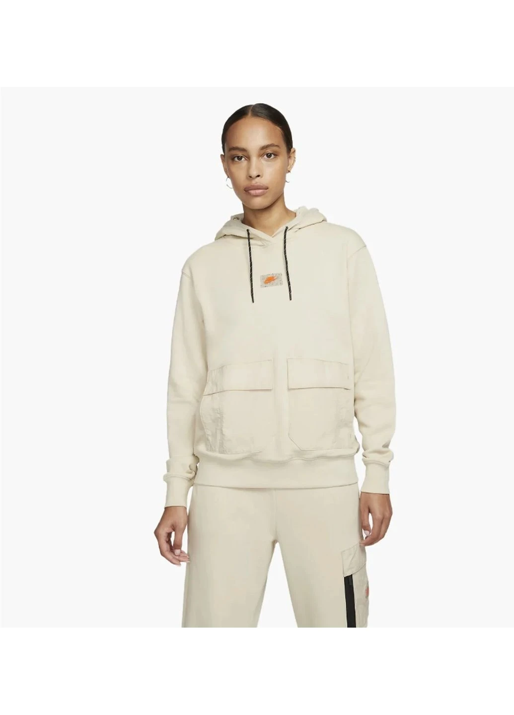 Кофта жіночі Nike Nsw Flc Po Hoodie Su (DX2324-206) — фото 1