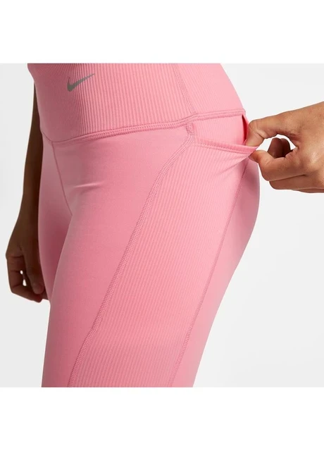 Шорти жіночі Nike Women's Tight Mid-Rise Ribbed-Panel Running Shorts (DX2951-611) — фото 5