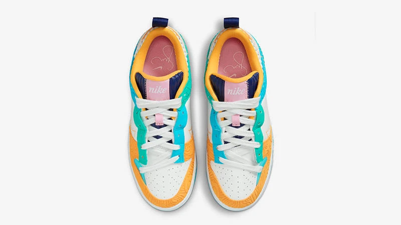 Кросівки жіночі Nike Dunk Low Disrupt X Serena Williams Design Crew Shoes White/Light Blue (DX4220-100) — фото 4
