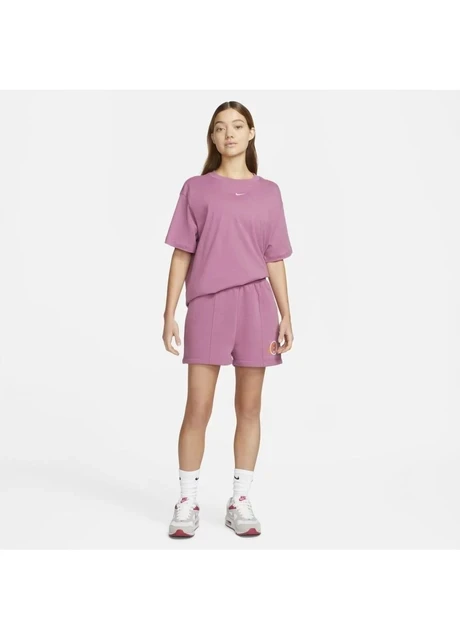 Шорти жіночі Nike Sportswear Fleece Shorts Violet Dx5677-507 (DX5677-507) — фото 7