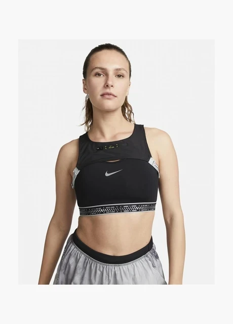 Спортивний топ жіночий Nike Swoosh On The Run (DX6505-010) — фото 4