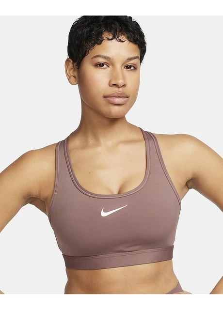 Спортивний топ жіночий Nike Swoosh Medium Support (DX6821-208) — фото 4