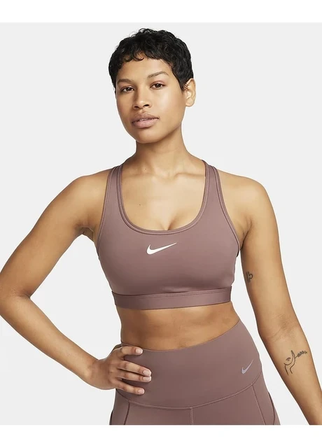 Спортивний топ жіночий Nike Swoosh Medium Support (DX6821-208) — фото 5