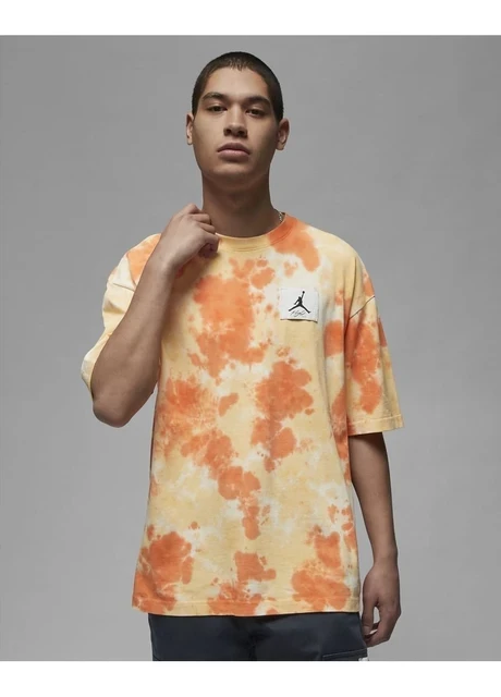 Футболка чоловіча Jordan Essentials Mens Oversized Graphic T-Shirt Orange/Beige (DX9583-112) — фото 3