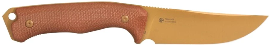 Ніж фіксований мисливський  Ruike F186-MN, (11.8 см) D2 / Micarta коричневий — фото 5