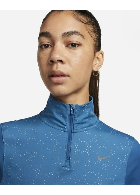 Кофта жіночі Nike 1/4 Swift Blue (FB4562-457) — фото 4