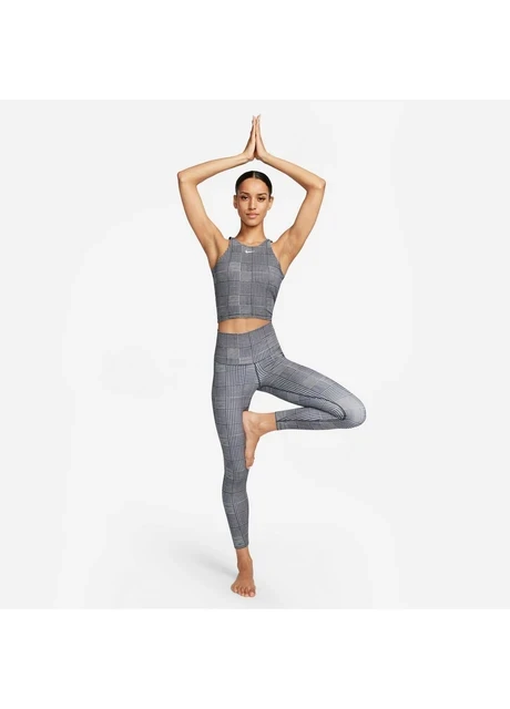 Лосіни жіночі Nike Yoga High-Waisted 7/8 Leggings Grey (FB4626-010) — фото 5