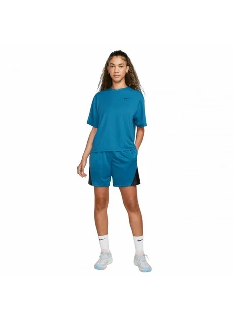Футболка жіноча Nike Dri-Fit Warmup Blue (FB7992-457) — фото 5